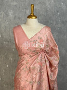 TUSSAR SILK EMBROIDERY SAREE