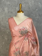 TUSSAR SILK EMBROIDERY SAREE