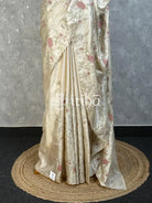 TUSSAR SILK EMBROIDERY SAREE