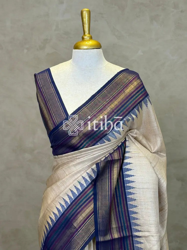 TUSSAR SILK VIDHARBHA SAREE