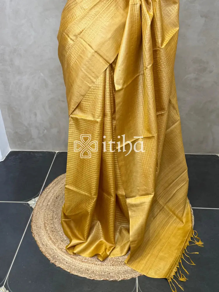 TUSSAR SILK WEAVING SAREE