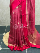 TUSSAR SILK ZARI CHECKS BANARASI SAREE