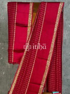 VISCOSE GEORGETTE SAREE - PINK