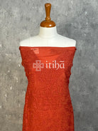 VISCOSE ORGANZA CHIKANKARI SALWAR SUIT