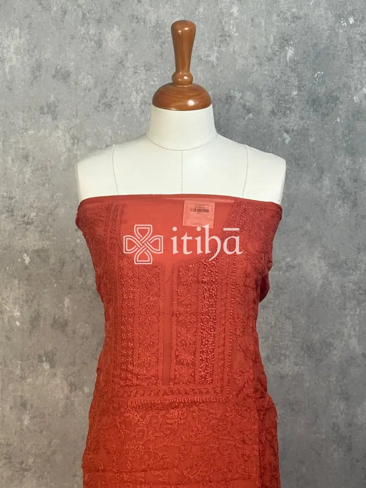 VISCOSE ORGANZA CHIKANKARI SALWAR SUIT