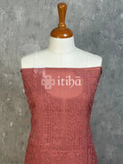 VISCOSE ORGANZA CHIKANKARI SALWAR SUIT