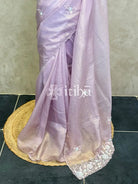 VISCOSE ORGANZA EMBROIDERY DESIGNER SAREE