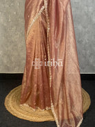 VISCOSE ORGANZA HANDWORK DESIGNER SAREE