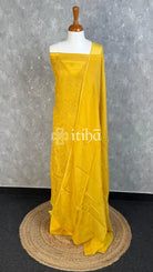 VISCOSE ORGANZA SALWAR SET - Yellow