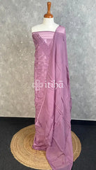 VISCOSE ORGANZA SALWAR SUIT - DUSTY ROSE PINK