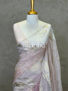 VISCOSE ORGANZA TURKISH APPLIQUE DESIGNER SAREE