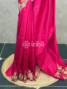 VISCOSE ORGANZAEMBROIDERY SAREE