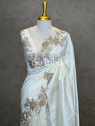 VISCOSE ORGANZAEMBROIDERY SAREE