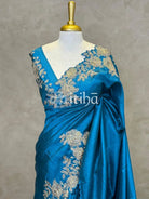 VISCOSE ORGANZAEMBROIDERY SAREE