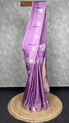 VISCOSE SATIN SILK BANARASI SAREE
