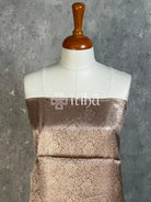 ZARI BROCADE SALWAR SET - CHAMPAGNE BEIGE