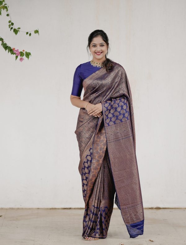 BANARASI CREPE SILK HANDLOOM BROCADE SAREE