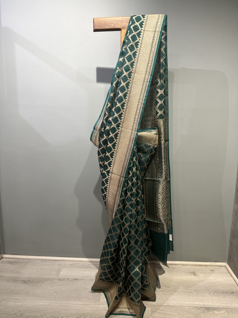 BANARASI ORGANZA HANDLOOM SAREE