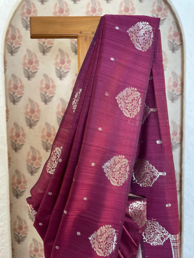SEMI TUSSAR BANARASI SAREE - Image 2