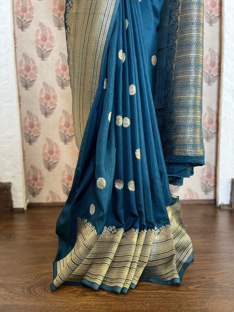 BANARASI SEMI SILK SAREE - Image 4