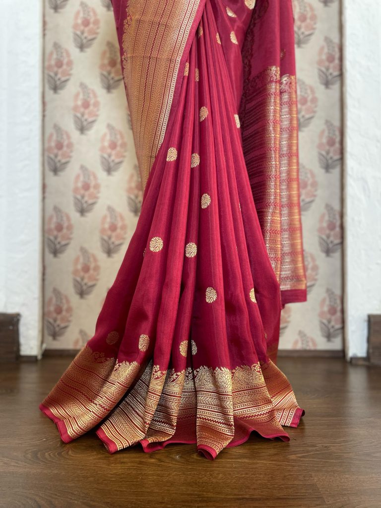 BANARASI SEMI SILK SAREE - Image 4