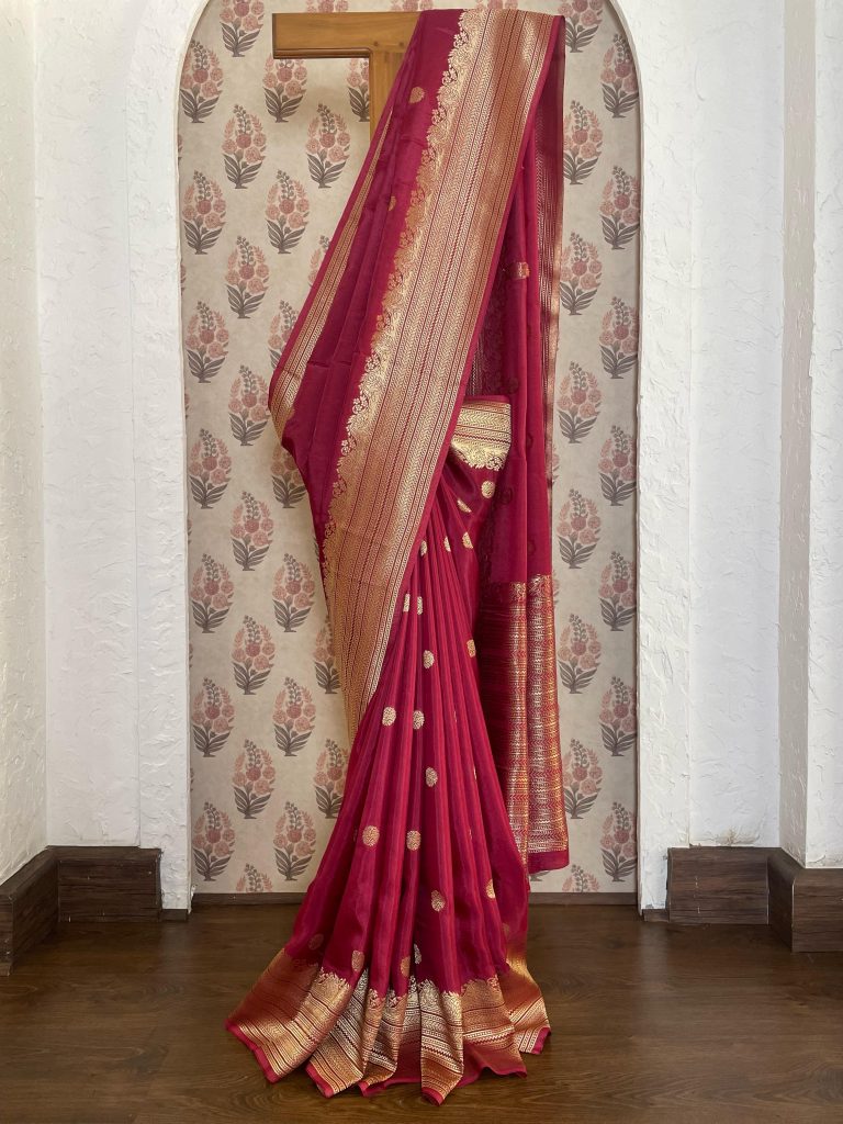 BANARASI SEMI SILK SAREE