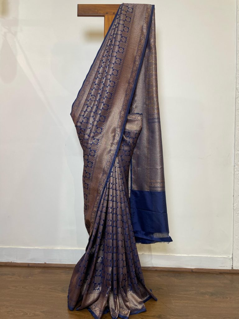 SEMI KATAN SILK BROCADE SAREE