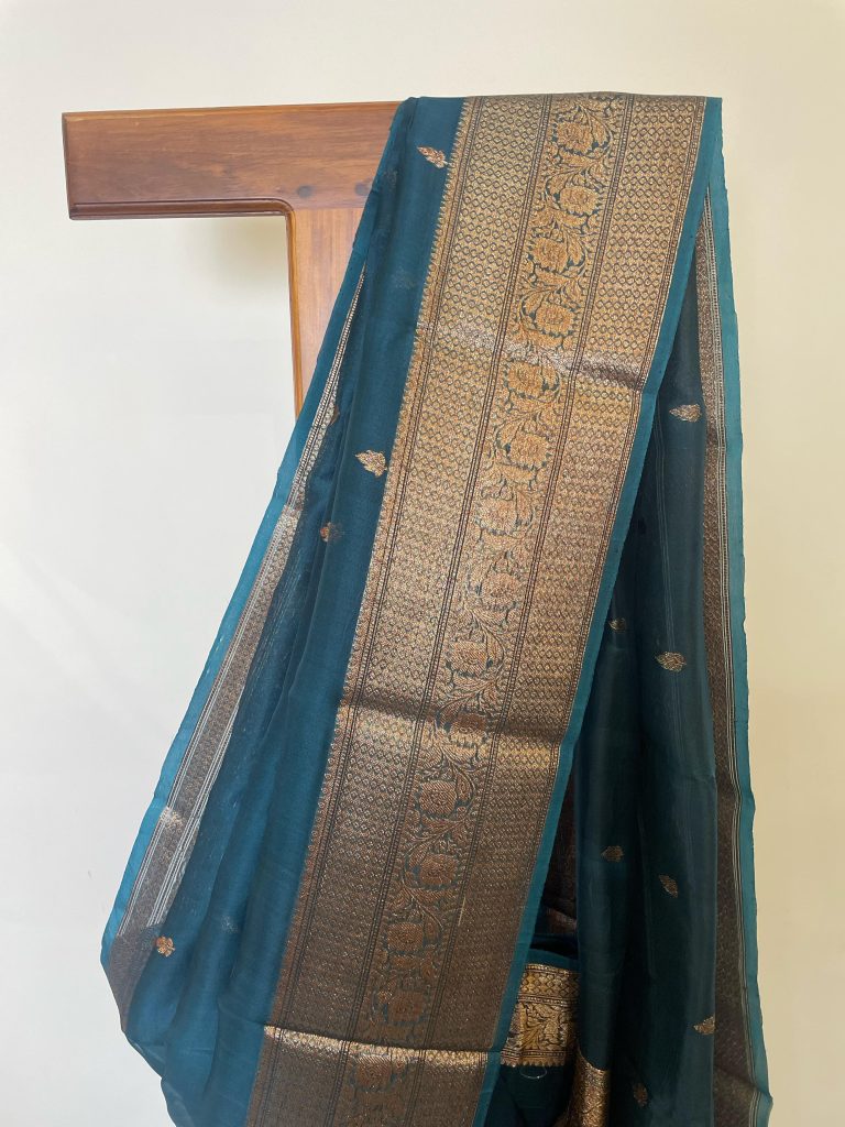 SILK ORGANZA BANARASI SAREE - Image 2