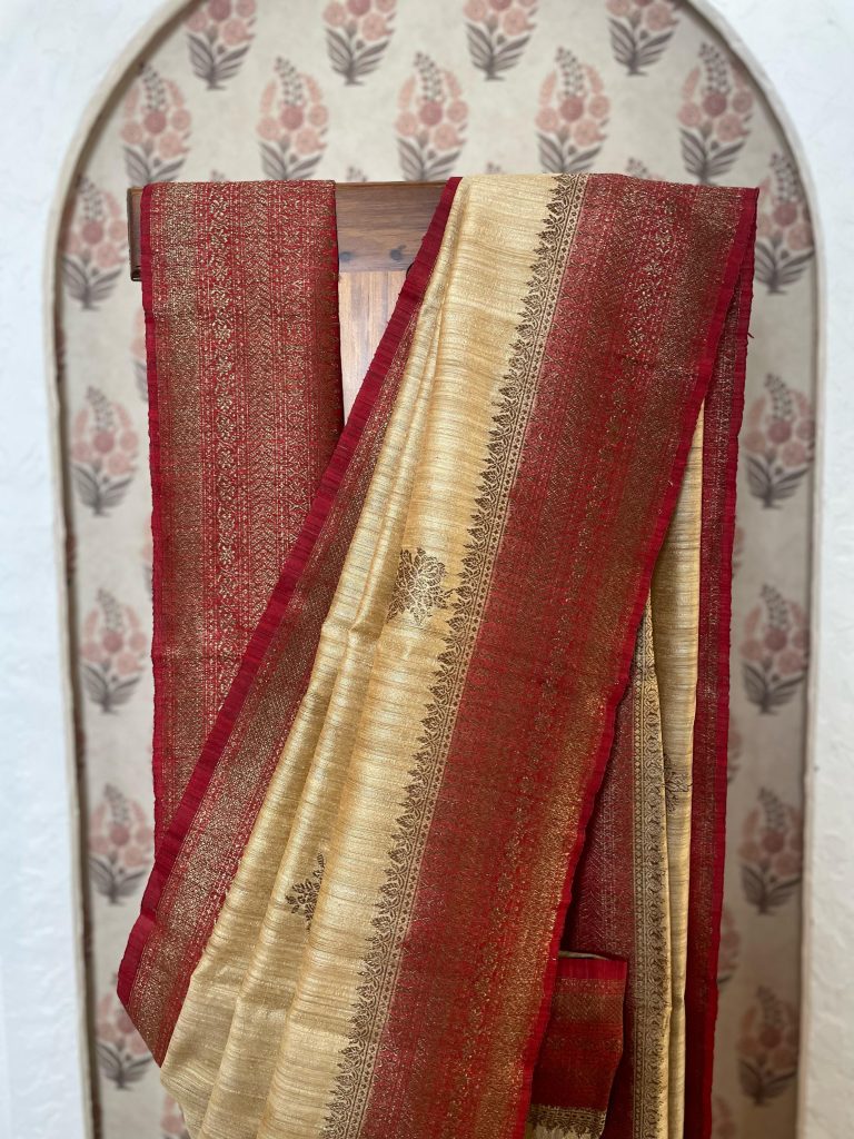 TUSSAR RAW SILK SAREE - Image 2