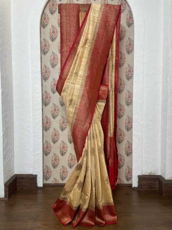 TUSSAR RAW SILK SAREE
