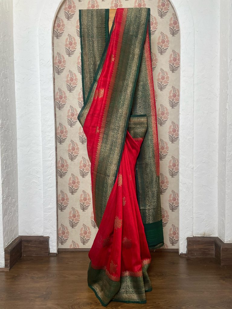 TUSSAR RAW SILK SAREE