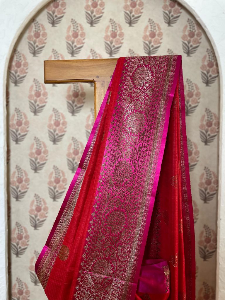 TUSSAR DUPION SILK SAREE - Image 2