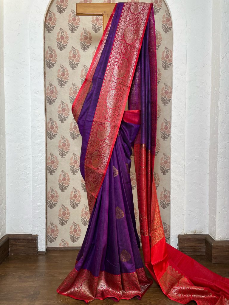 TUSSAR DUPION SILK SAREE