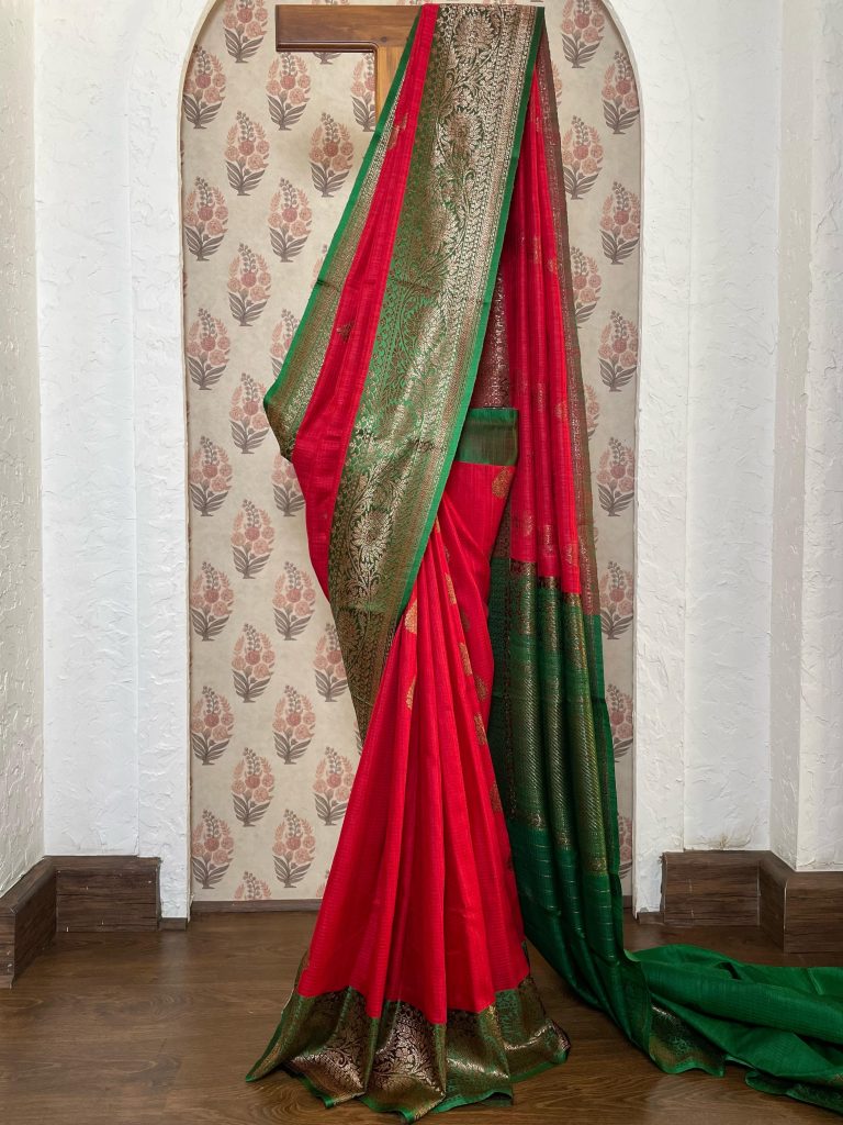 TUSSAR DUPION SILK SAREE