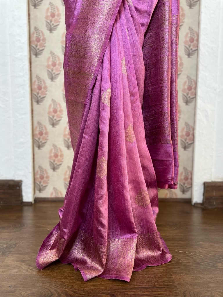 TUSSAR RAW SILK SAREE - Image 3