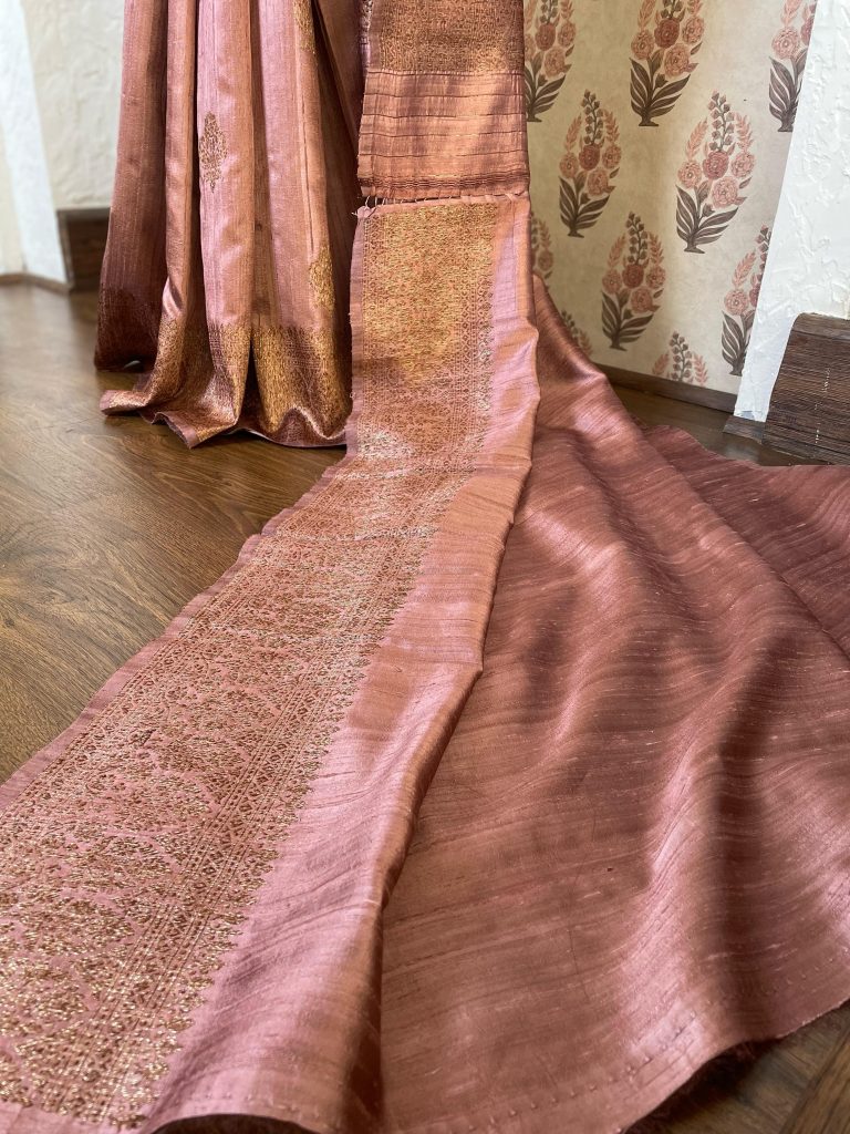 TUSSAR RAW SILK SAREE - Image 2