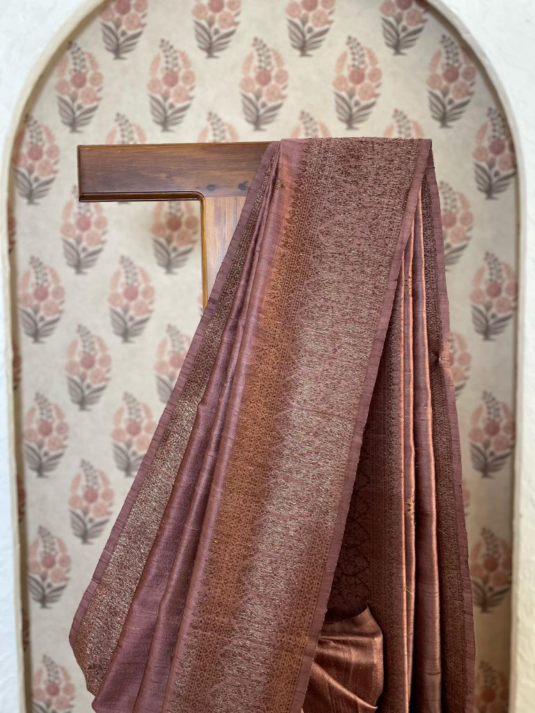 TUSSAR RAW SILK SAREE - Image 3