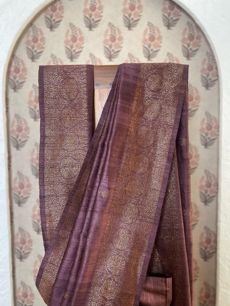TUSSAR RAW SILK SAREE - Image 4