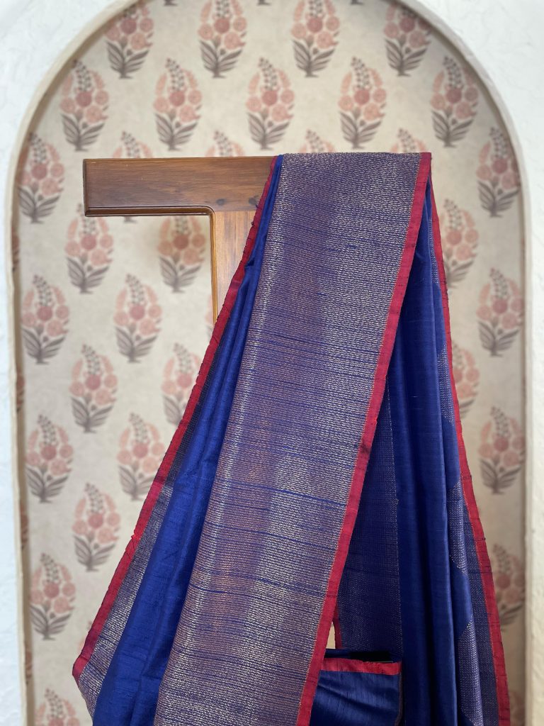 TUSSAR RAW SILK SAREE - Image 3