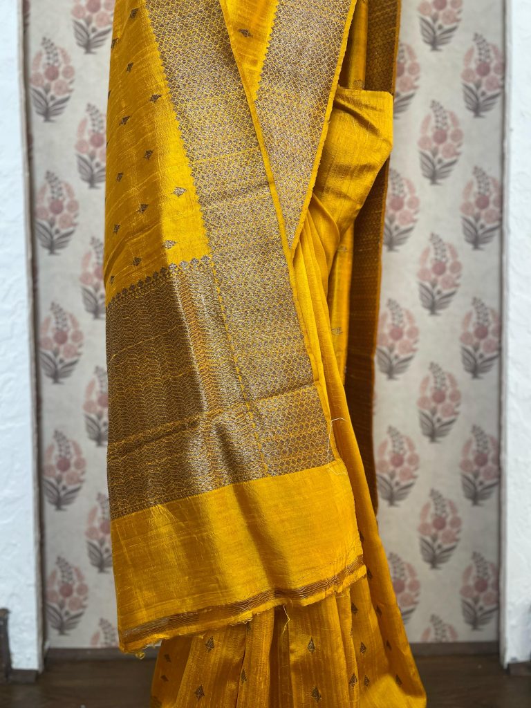TUSSAR RAW SILK SAREE - Image 2