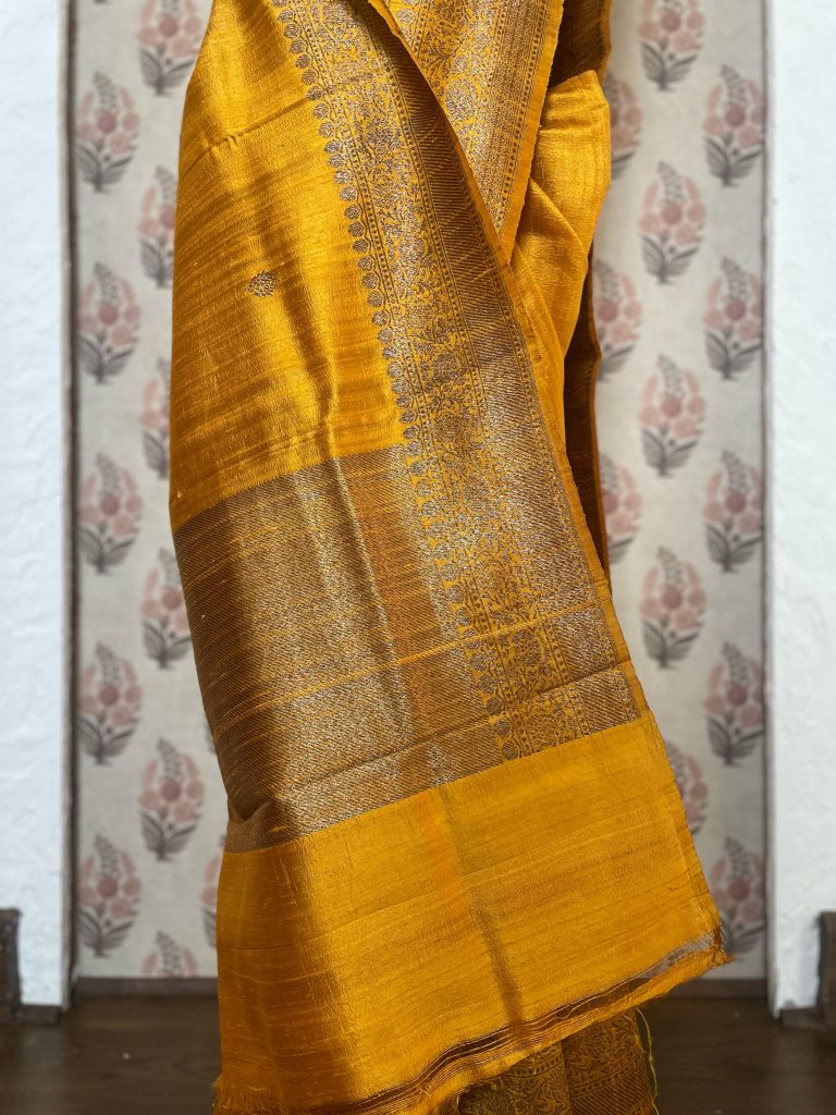 TUSSAR RAW SILK SAREE - Image 2