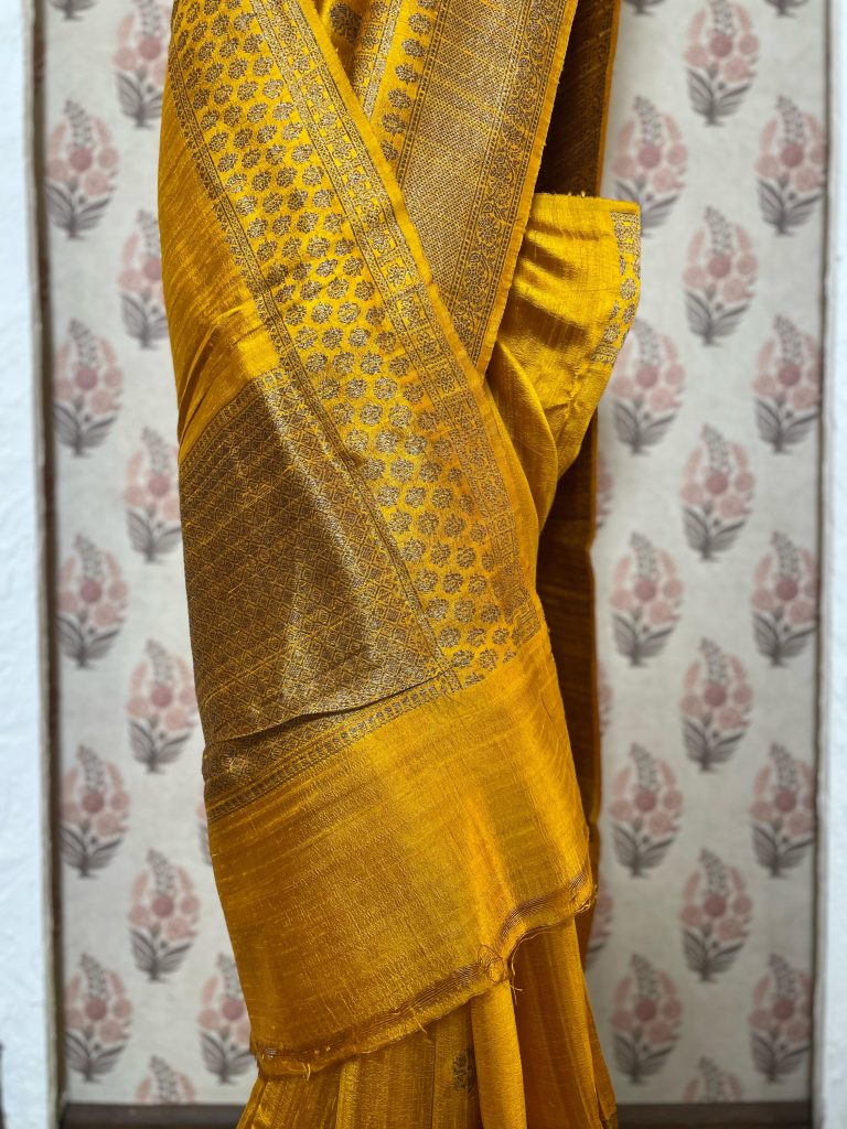 TUSSAR RAW SILK SAREE - Image 2
