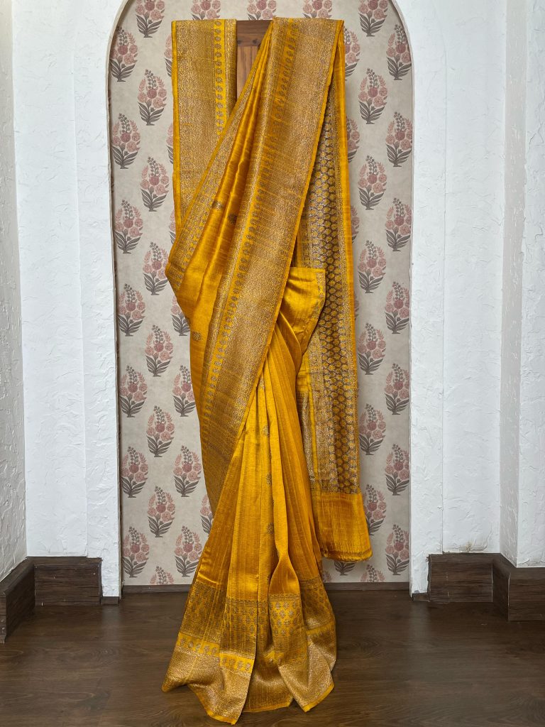 TUSSAR RAW SILK SAREE
