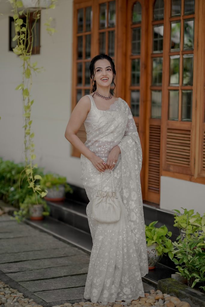 SILK ORGANZA BANARASI SAREE