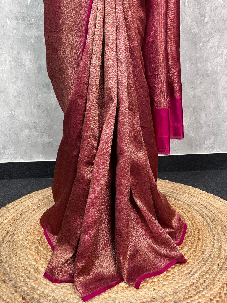SOFT KATAN SILK BANARASI SAREE - Image 3