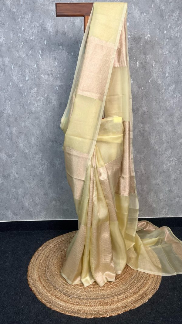 SILK ORGANZA BANARASI SAREE