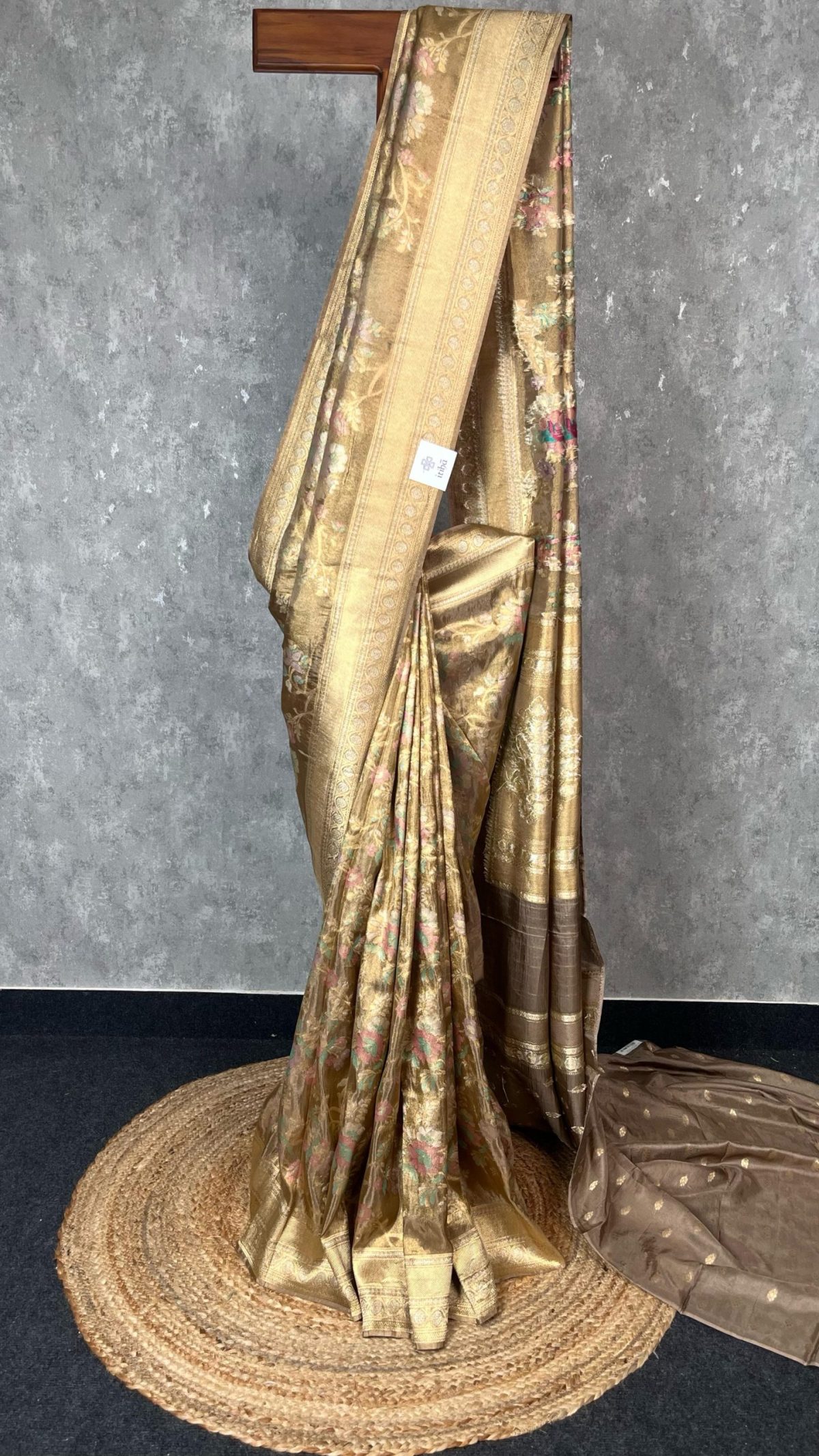 SATIN SILK BANARASI SAREE