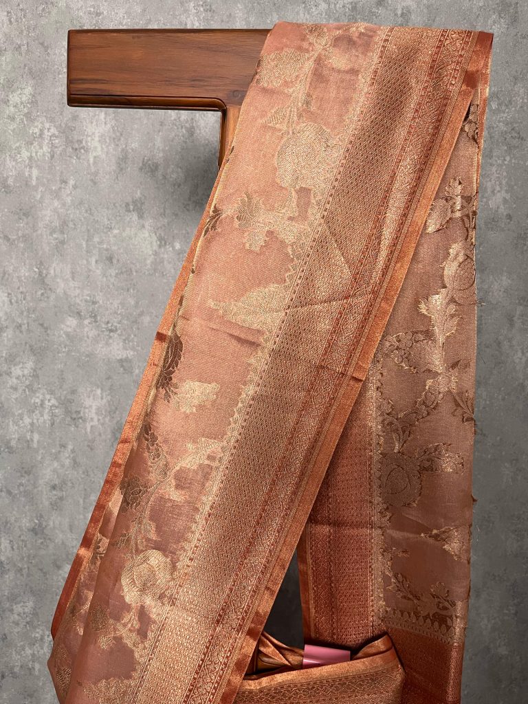 TISSUE ORGANZA BANARASI SAREE - Image 2