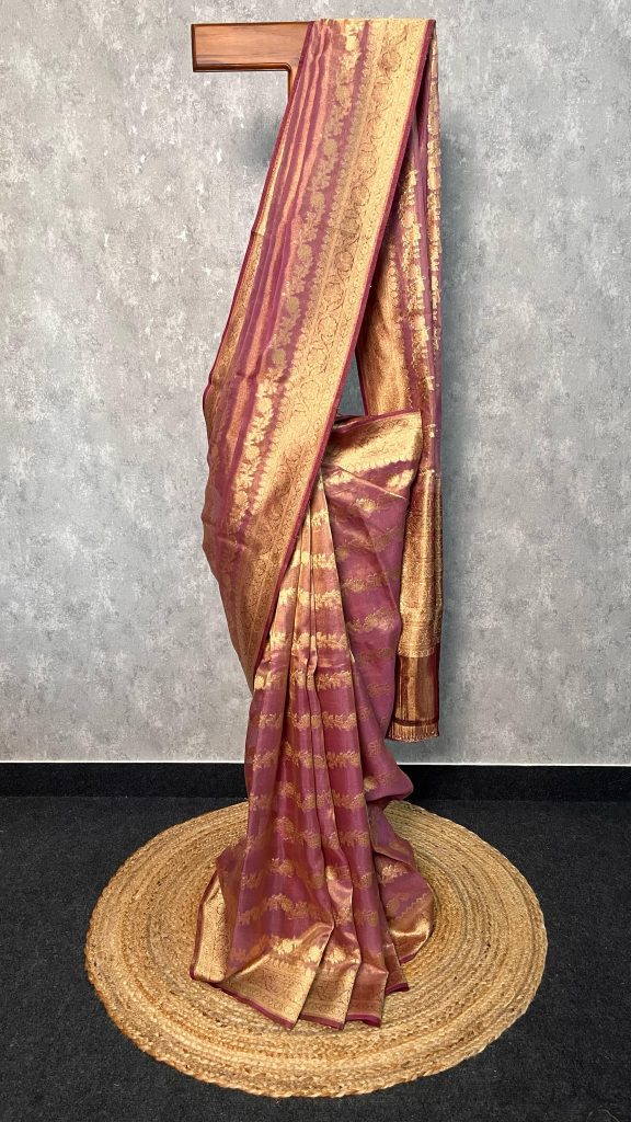 TISSUE ORGANZA BANARASI SAREE