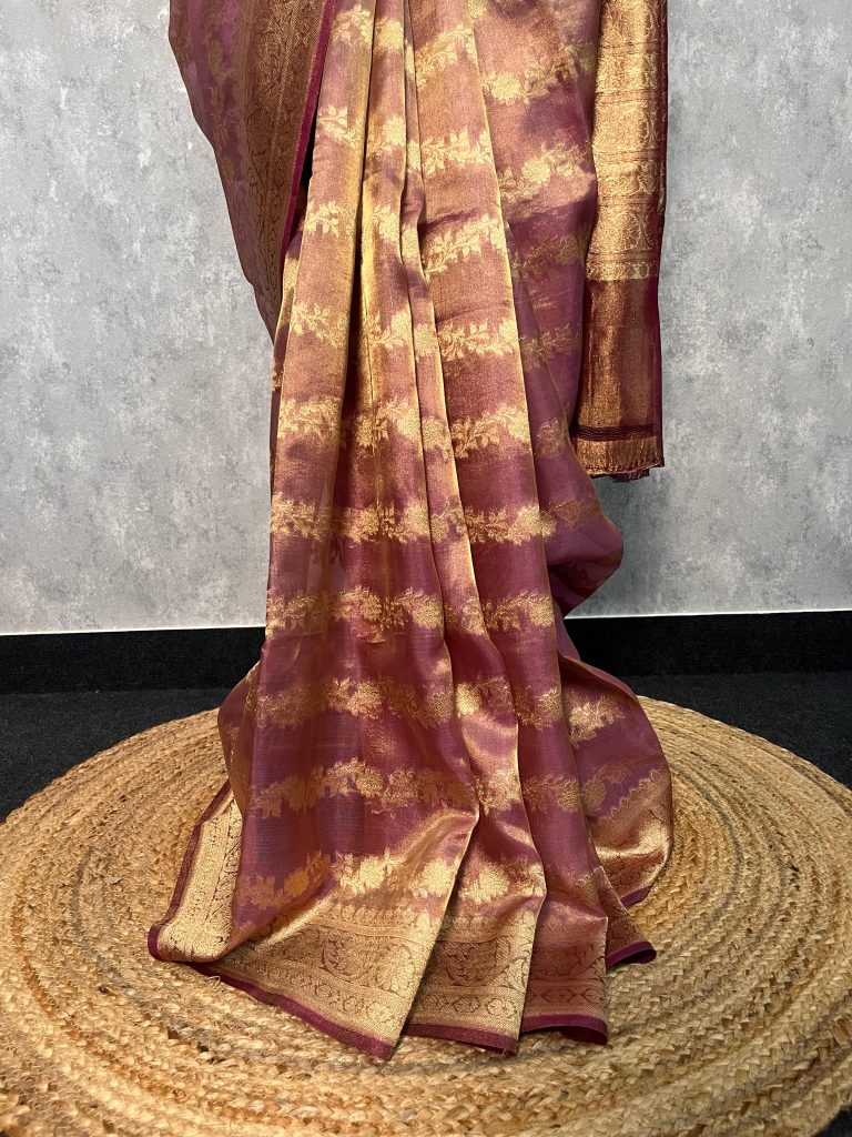 TISSUE ORGANZA BANARASI SAREE - Image 2